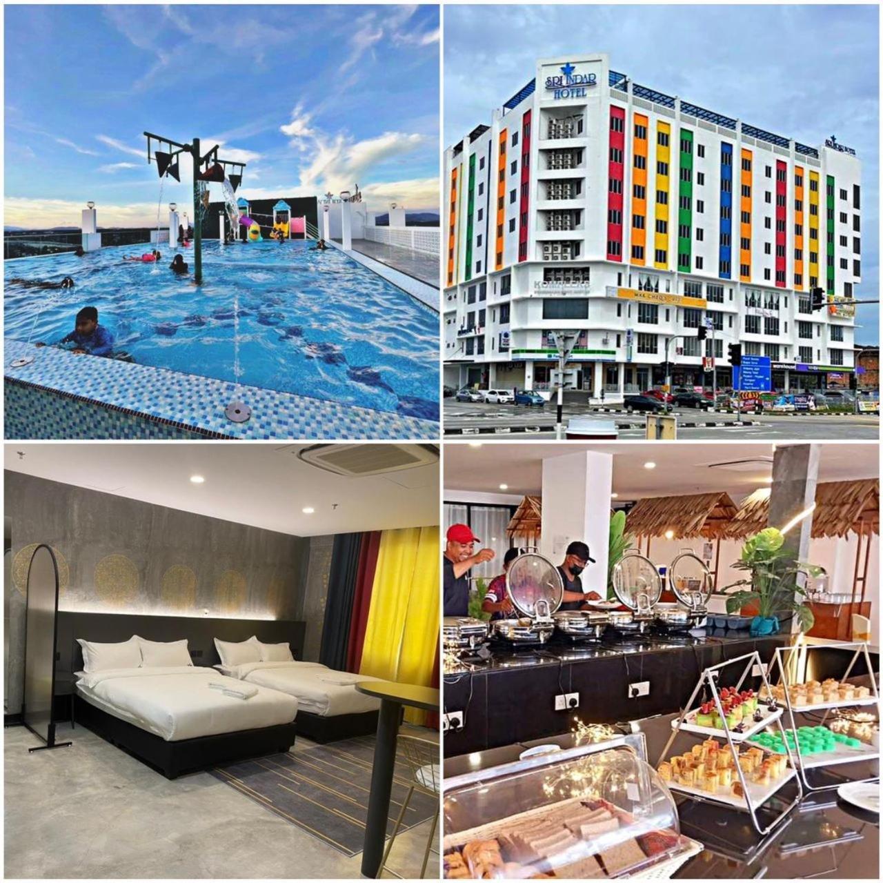Sri Indar Hotel & Suites Parit Buntar Exterior foto